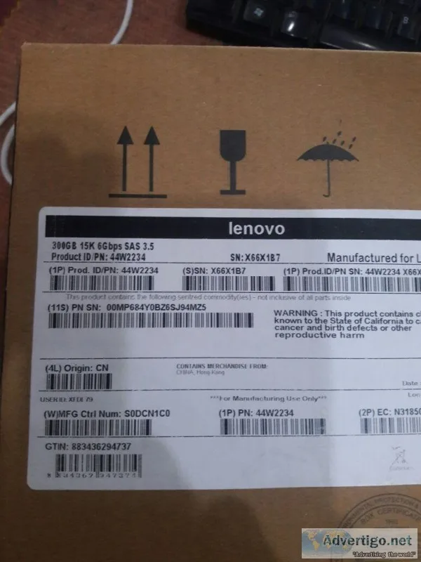 IBM Part No. 85Y6185 300GB SAS 15K 6Gbps (2.5&quot) Server Hard 