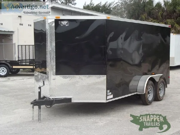 7 x 14 Basic Enclosed Cargo Trailer WV-nose - 39215