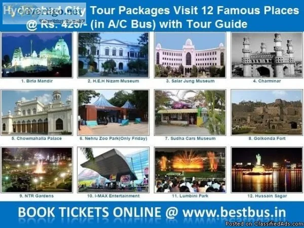 1 Day Hyderabad City Tour - Hyderabad Sightseeing - Hyderabad Da