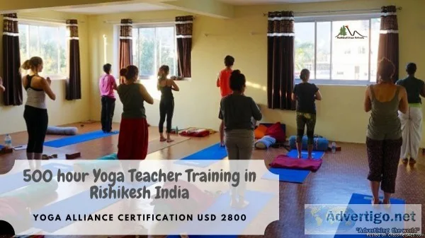 500 Hour Yoga TTC in Rishikesh