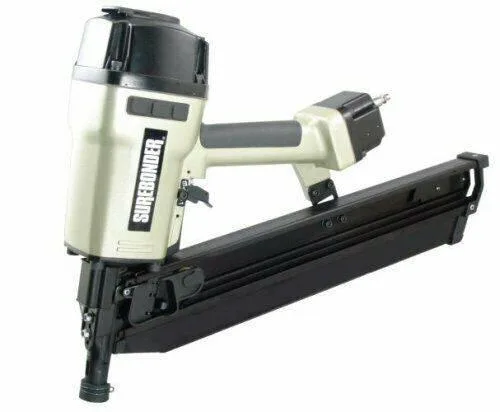 Pneumatic 21 Degree Round Head 3-12&quot Framing Nailer with Car