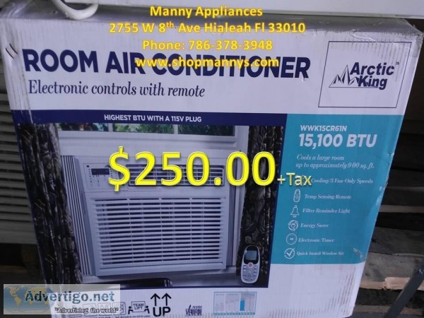 Arctic King 15000 BTU Window AC 110 Volts Open Box Like New 3 Mo
