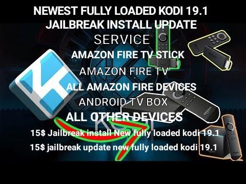 New fully loaded kodi 19.1 jailbreak install update service