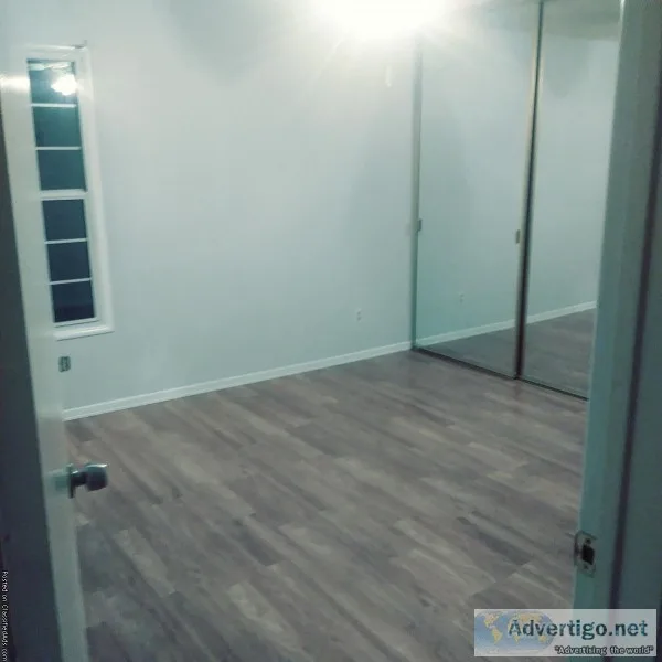 Master bedroom with attached bathroom