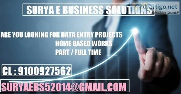 SEBS OFFERS TRUSTED DATA ENTRY WORKS