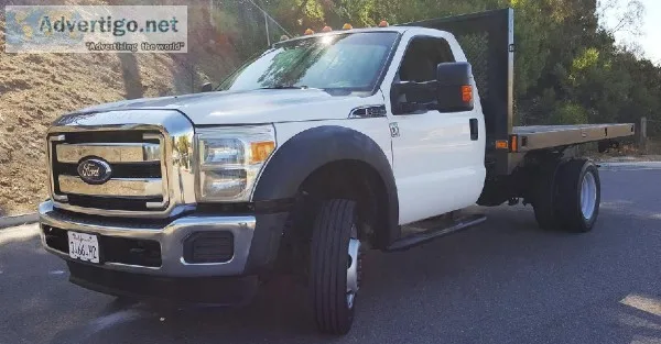 2011 FORD F550 FLATBED TRUCK 1825