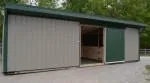 2 Stall Horse Barns With Hay Loftwabashvalleyent erprises.com