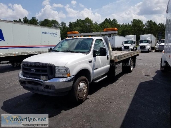 2002 Ford F-550 Regular Cab 2WD DRW - Jerr-Dan Flatbed Rollback 