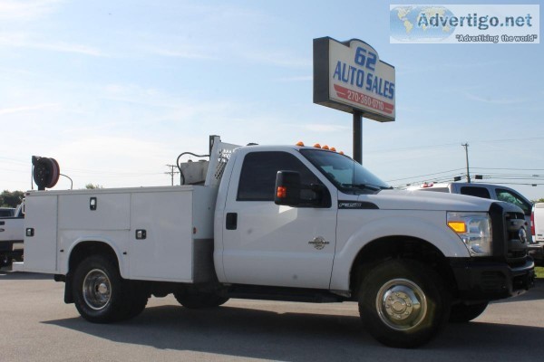 2013 Ford F-350 Reg Cab Utility 4x4 DRW Diesel 10841