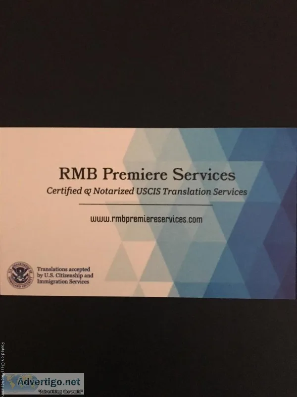 BRONX USCIS CERTIFIED TRANSLATION SERVICES (MON-SUN)