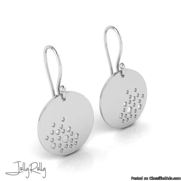 Bubbly Waters Silver Earrings and Studs by JollyRolly