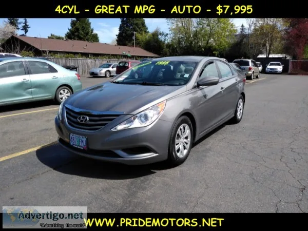 2011 HYUNDAI SONATA GLS  GREAT MPG  AUTO  CLEAN