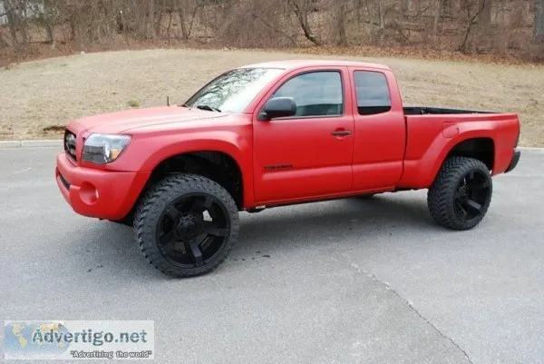 2005 Toyota Tacoma Red Pickup