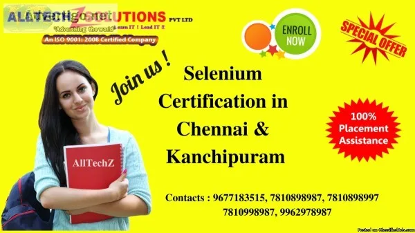 Best Selenium Certification in Chennai