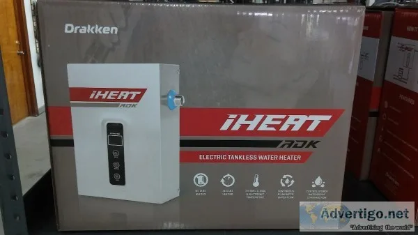 iHeat S-9 Electric Tankless Water Heater Up To 2 Baths 3 Years W
