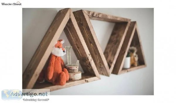 Choose a Beautiful Wooden Wall Shelf in Bangalore Wooden Street