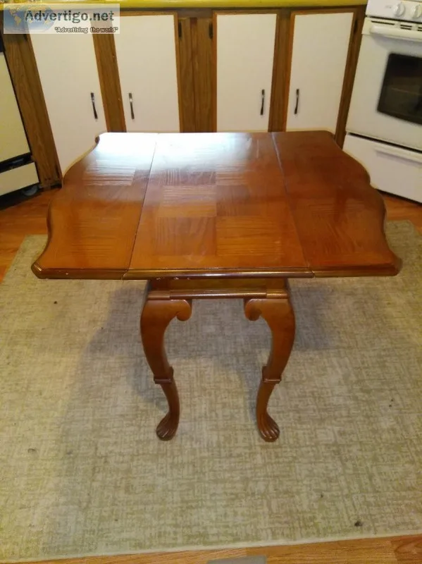 Antique drop leaf table.