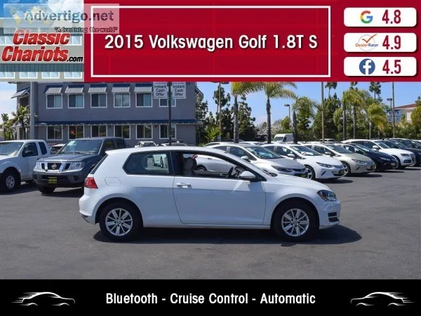 Used 2015 Volkswagen Golf 1.8T S for Sale in San Diego - 19572