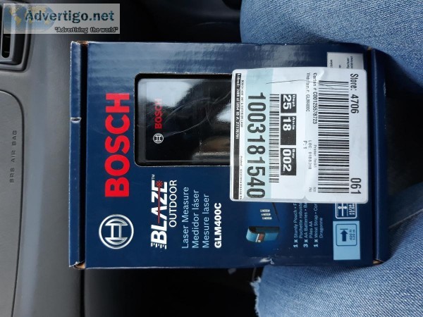 NEW Bosch BLAZE Outdoor Laser Measure (GLM400C)