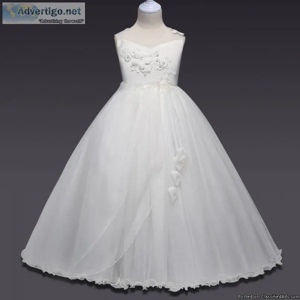 Formal Girls Flower Dress