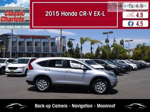 Used 2015 Honda CR-V EX-L wNavi for Sale in San Diego - 20174