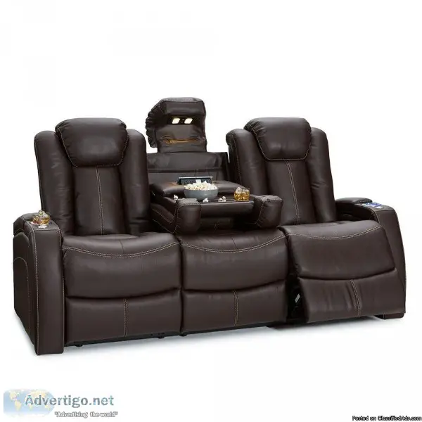 Luxurious Home Leather Multimedia Sofa