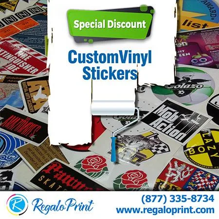 Add Gifts a Nice Look with Vinyl Stickers Printing RegaloPrint