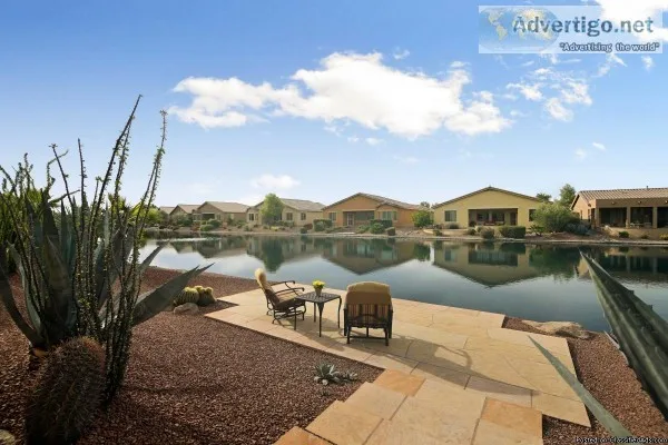 Waterfront Home in 55 Gated Community For Sale