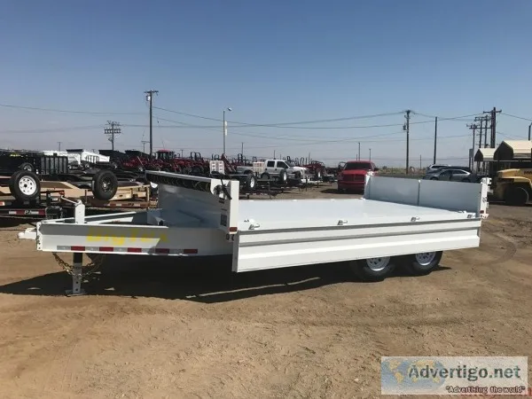 7x14 Over The Axle Dump Trailer GVWR 14000 lbs Big Tex Dump Trai