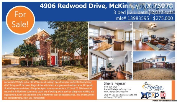 Home for Sale in McKinney TX