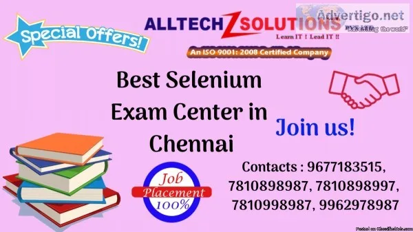 Best Selenium Exam Center in Chennai  Selenium Exam in Velachery