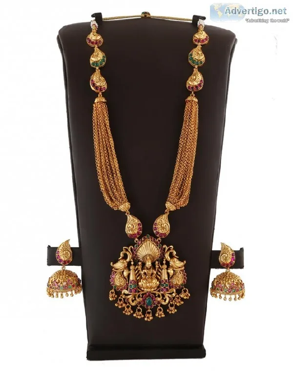Shop a Long haram necklace at lowest price at  Anuradha Art Jewe