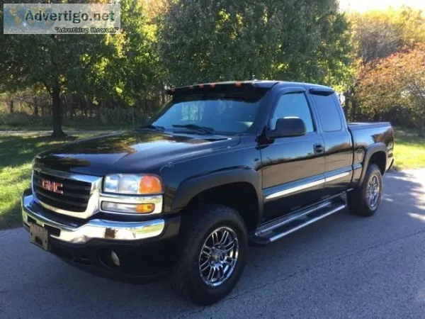 2006 GMC Sierra 1500 Black Pickup Truck