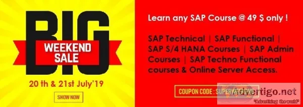Super Sale Learn SAP Course  49  only 