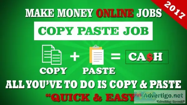 Bangalore copy paste job | daily income 