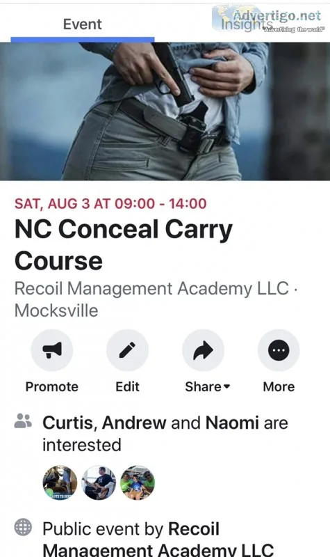 NC Conceal Carry Course