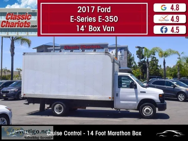 Used 2017 Ford E-Series E-350 14  Box Van for Sale in San Diego 