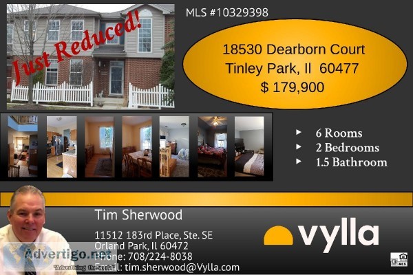 1  Tinley Park Townhome