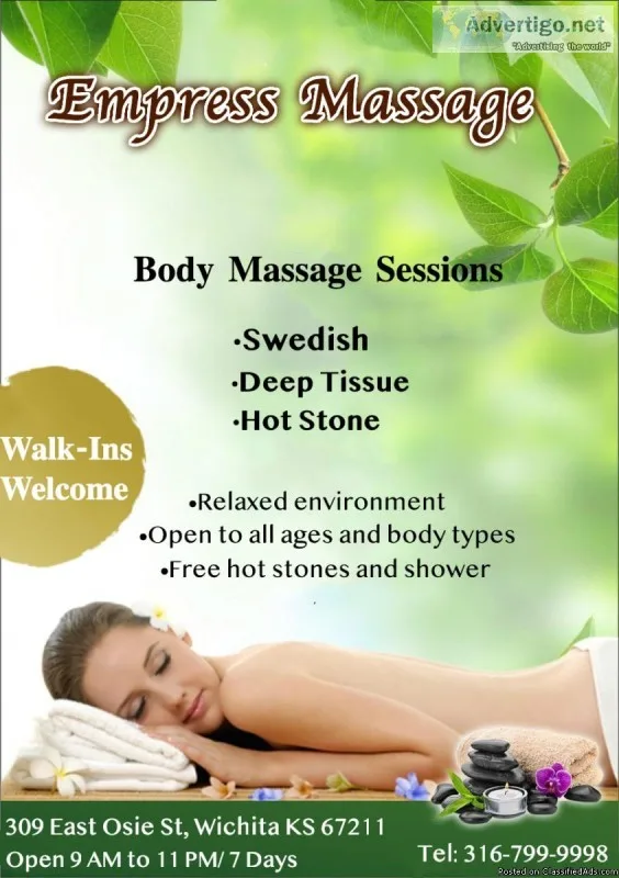 Oriental Massage in Wichita 316-799-9998