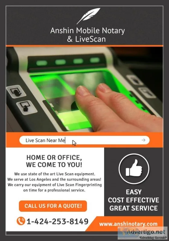 Looking For Live Scan Centers