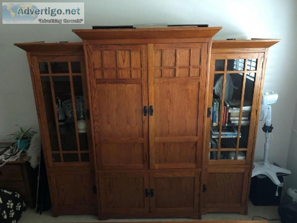 Oak Entertainment Unit
