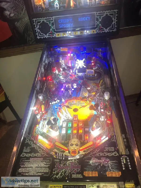 ADDAMS FAMILY THE classic pinball game