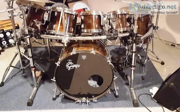 GRETSCH USA 80 s Drum Kit Square Badge 8Pc. Custom