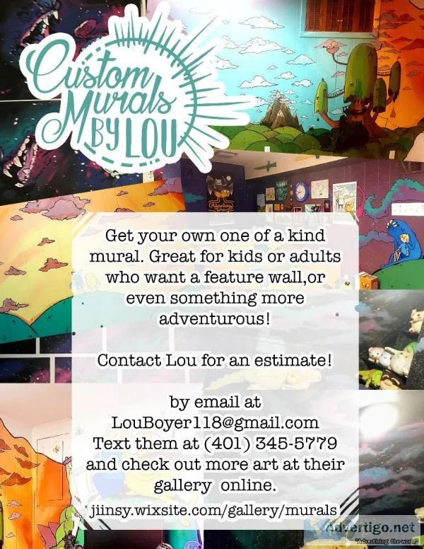 Custom Mural Paintings by Lou