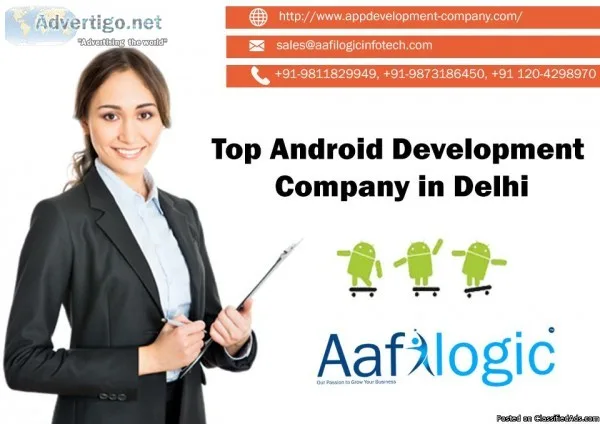 Top Android Development Company in Delhi