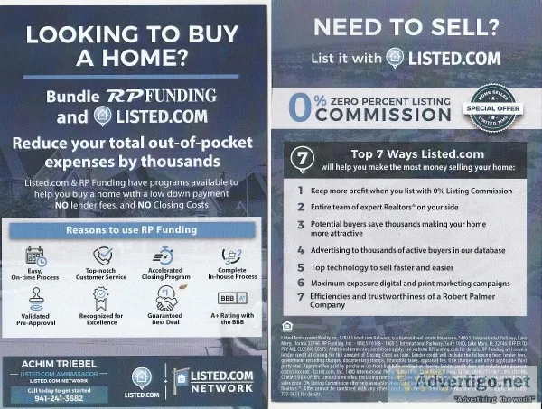Safe thousands listing your Florida home with us 