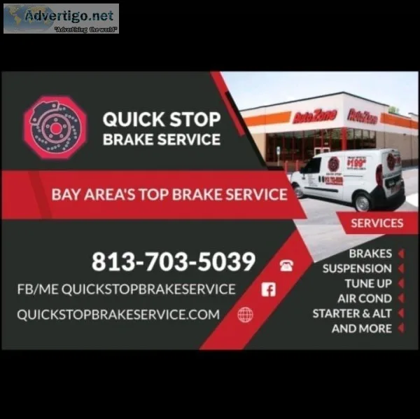 Mobile brakes and lube car service
