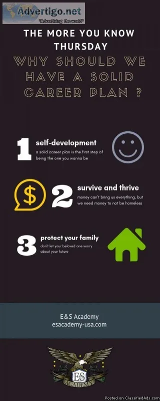 E and S Academy  Your Career Plan