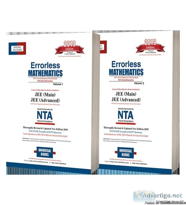 Errorless Mathematics JEE Mains and JEE Advance
