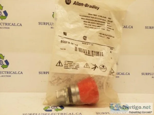 ALLEN BRADLEY 800FM-MT44 40MM TWIST TO RELEASE EMERGENCY STOP